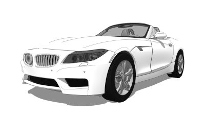 超精细汽车模型 宝马 BMW Z4 (2)